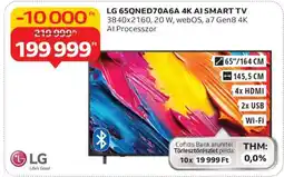 Auchan LG 65QNED70A6A 4K AI SMART TV ajánlat