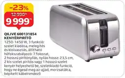 Auchan Qilive 600131854 Kenyérpirító ajánlat