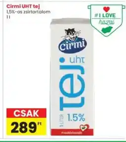 Interspar Cirmi UHT tej ajánlat