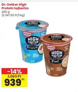 Interspar Dr. Oetker High Protein tejberizs ajánlat
