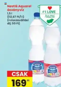Interspar Nestlé Aquarel ásványvíz ajánlat