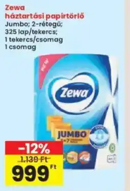 Interspar Zewa háztartási papírtörlő ajánlat