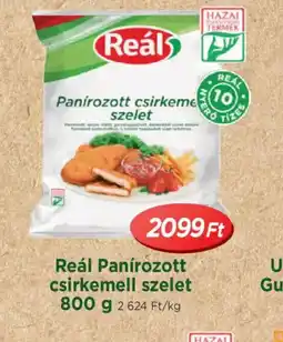 Real Reál Panírozott csirkemell szelet ajánlat