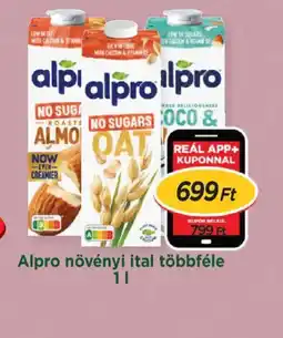 Real Alpro növényi ital ajánlat