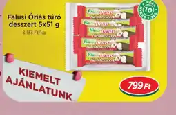 Real Falusi riás túr desszert ajánlat