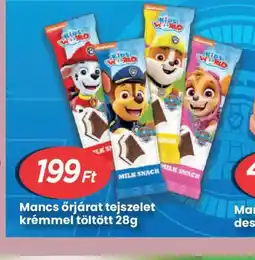 Real Mancs őrjárat tejszelet ajánlat