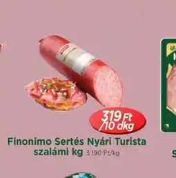 Real Finonimo Sertés Nyári Turista szalámi ajánlat