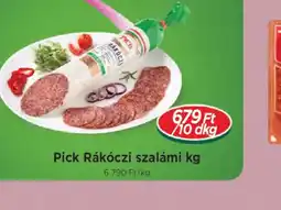 Real Pick Rákczi szalámi ajánlat