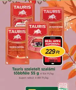 Real Tauris szeletelt szalámi ajánlat