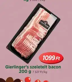 Real Gierlinger's szeletelt bacon ajánlat