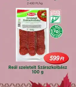 Real Reál szeletelt Szárazkolbász ajánlat