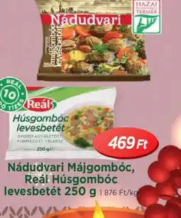 Real Nádudvari Májgombc, Reál Húsgombc levesbetét ajánlat