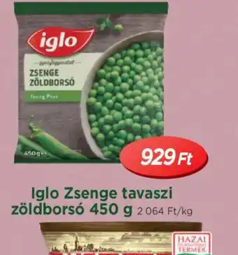 Real Iglo Zsenge tavaszi zöldbors ajánlat