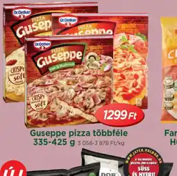 Real Guseppe pizza ajánlat