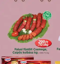 Real Falusi füstölt Csemege, Csípős kolbász ajánlat