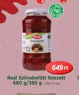 Real Reál Szilvabefőtt felezett ajánlat