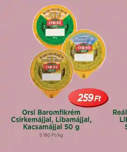 Real Orsi Baromfikrém ajánlat