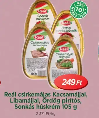 Real Reál csirkemájas ajánlat