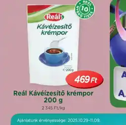 Real Reál Kávéízesítő krémpor ajánlat
