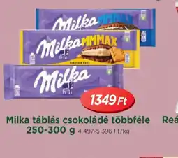 Real Milka táblás csokoládé ajánlat