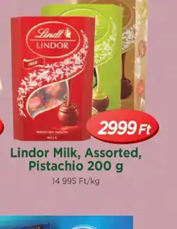 Real Lindor Milk, Assorted, Pistachio ajánlat