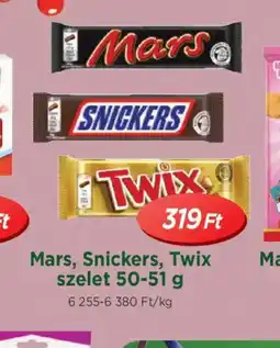 Real Mars, Snickers, Twix ajánlat
