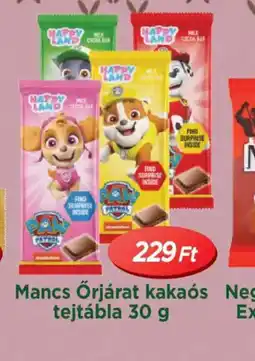 Real Mancs Őrjárat kakas tejtábla ajánlat