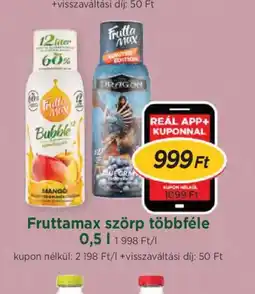 Real Fruttamax szörp ajánlat