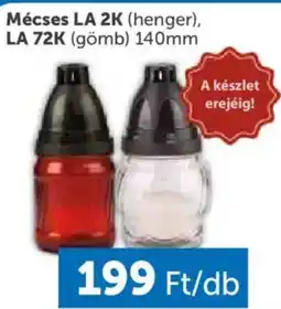 PRIVÁT Mécses LA 2K (henger), LA 72K (gömb) 140mm ajánlat