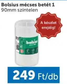 PRIVÁT Bolsius mécses betét 1 90mm színtelen ajánlat