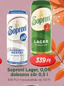 Real Soproni Lager ajánlat