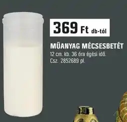 OBI MŰANYAG MÉCSESBETÉT 12 cm ajánlat