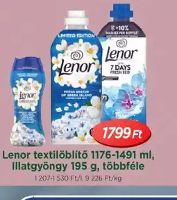 Real Lenor textilöblítő és illatgyöngy ajánlat