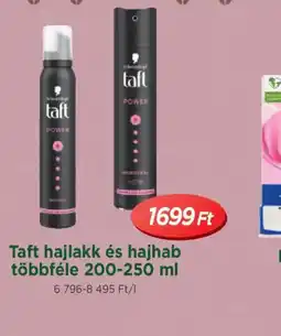 Real Taft hajlakk és hajhab ajánlat