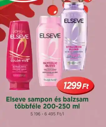 Real Elseve sampon és balzsam ajánlat