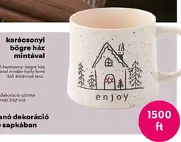 Pepco Karácsonyi bögre ház mintával ajánlat