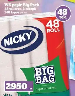 Vil-For WC papír Big Pack ajánlat