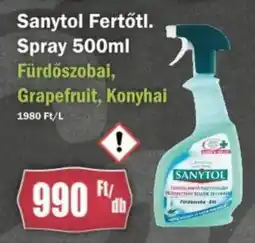 FullDiszkont Sanytol Fertőtl. Spray ajánlat