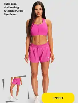 GymBeam Pulse X női rövidnadrág futáshoz Purple ajánlat