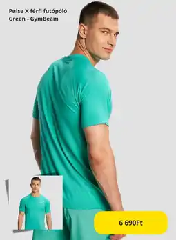 GymBeam Pulse X férfi futópóló Green ajánlat