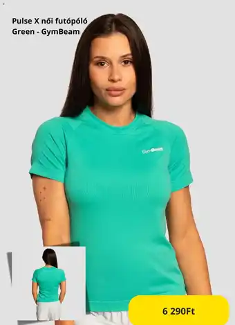 GymBeam Pulse X női futópóló Green ajánlat