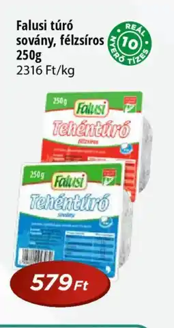 Real Falusi túró sovány, félzsíros ajánlat