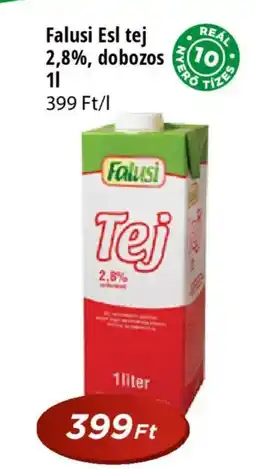 Real Falusi Esl tej 2,8%, dobozos ajánlat