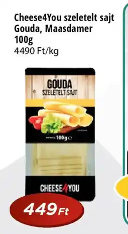 Real Cheese4You szeletelt sajt ajánlat