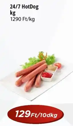 Real 24/7 HotDog ajánlat