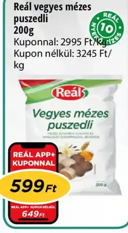 Real Reál vegyes mézes puszedli ajánlat