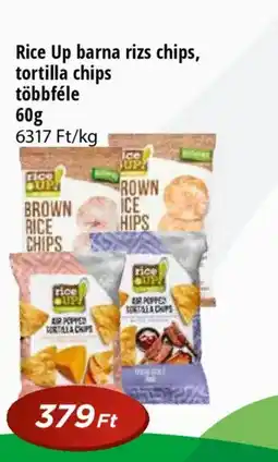 Real Rice Up barna rizs chips, tortilla chips ajánlat