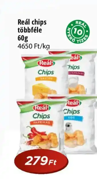 Real Reál chips többféle ajánlat