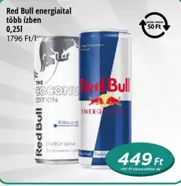 Real Red Bull energiaital több ízben ajánlat