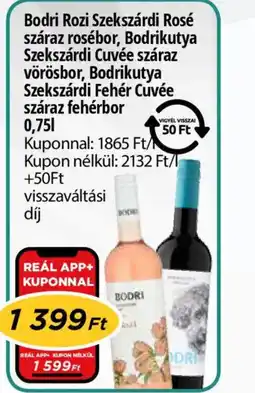 Real Bodri Rozi Szekszárdi Rosé száraz rosébor ajánlat